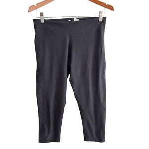 Adidas Women's ClimaLite Workout Cropped Leggings Athletic Black Size‎ Medium